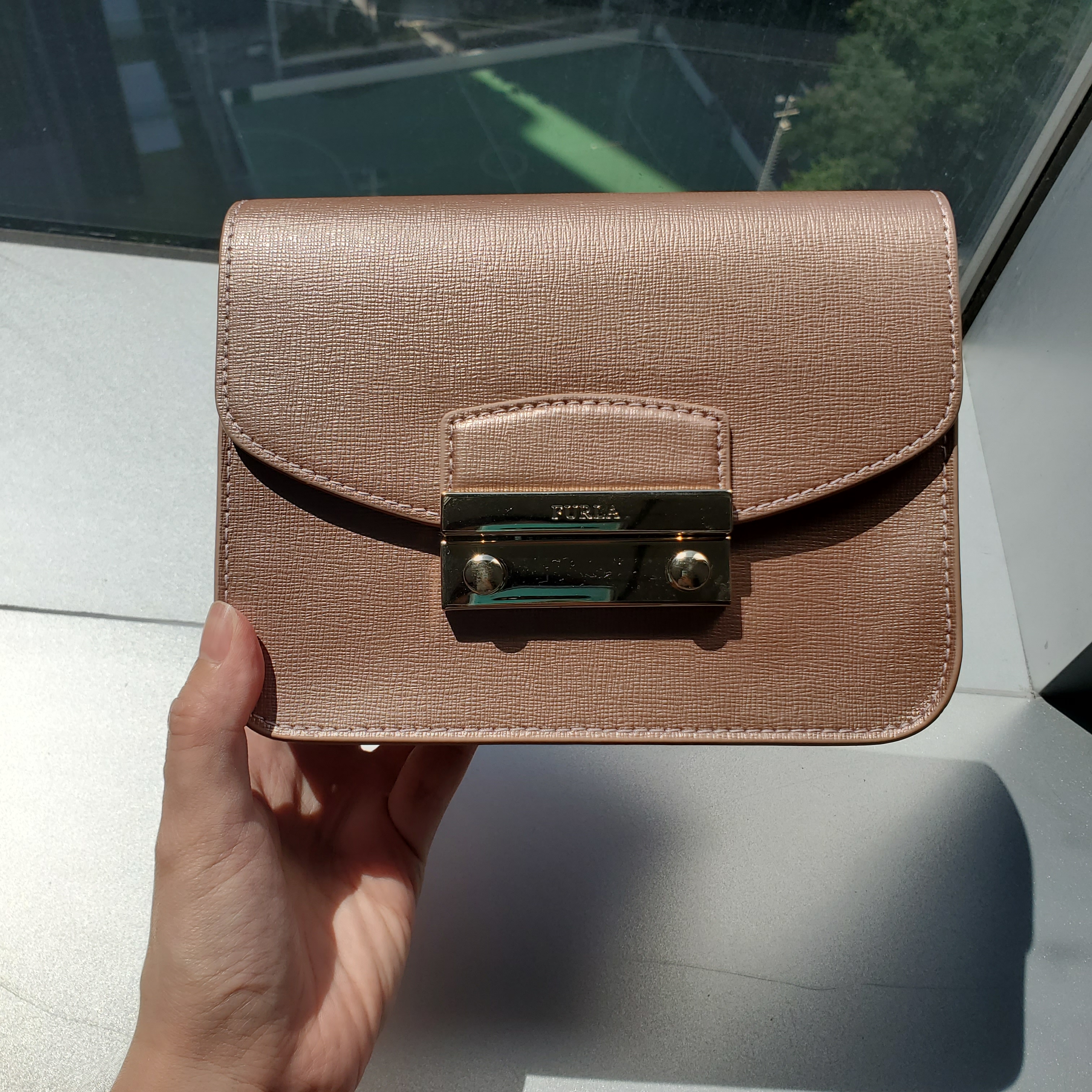 FURLA METROPOLIS MINI CROSSBODY PETALO