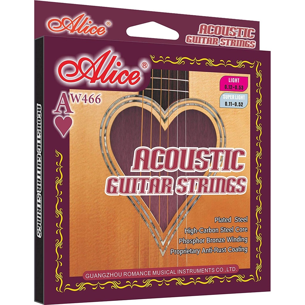 ALICE AW466 木吉他弦 民謠吉他弦 低音渾厚穩定 整體泛音飽滿