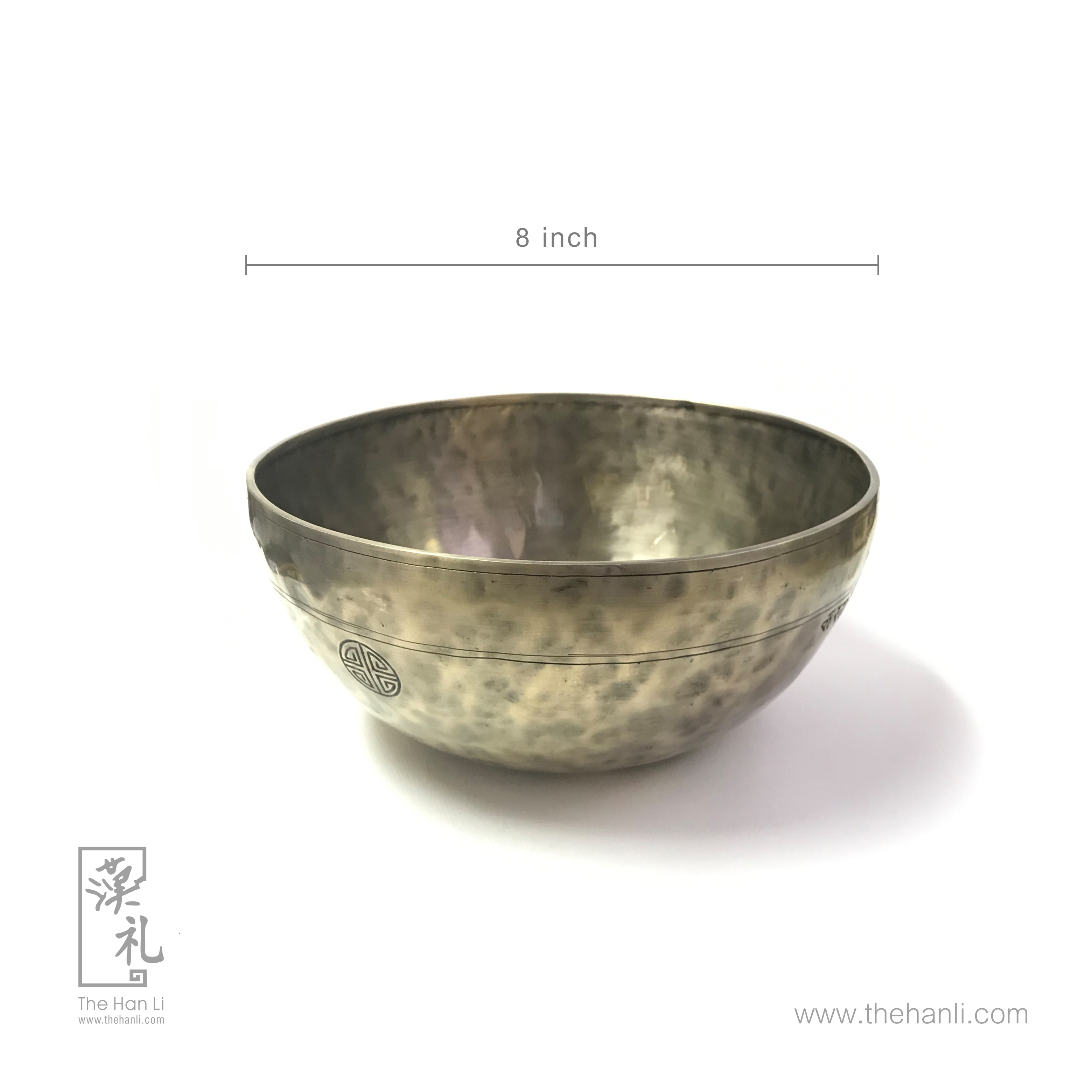 滿月尼泊爾手工頌缽 (8吋)