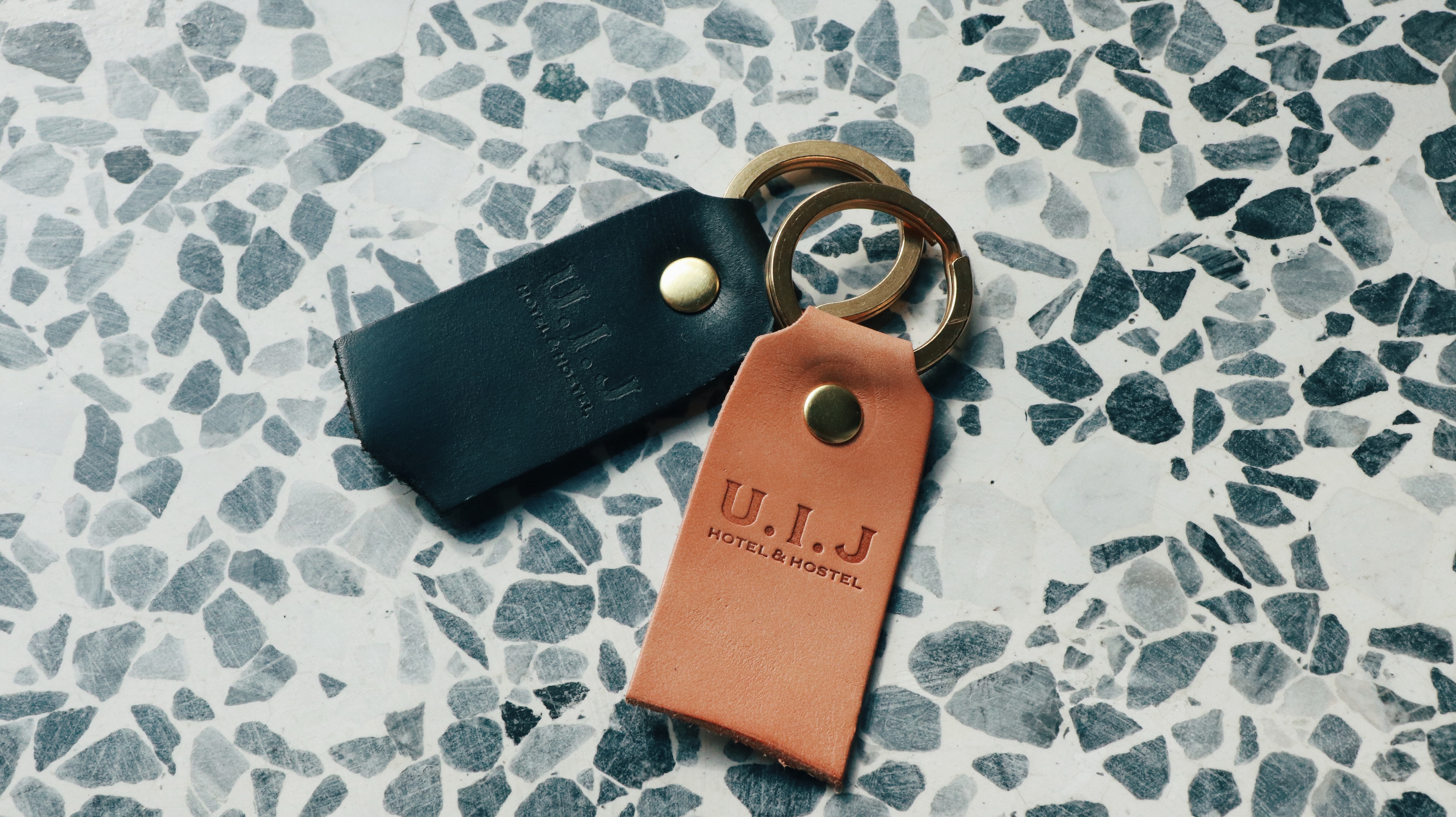 風格限定皮革鑰匙圈