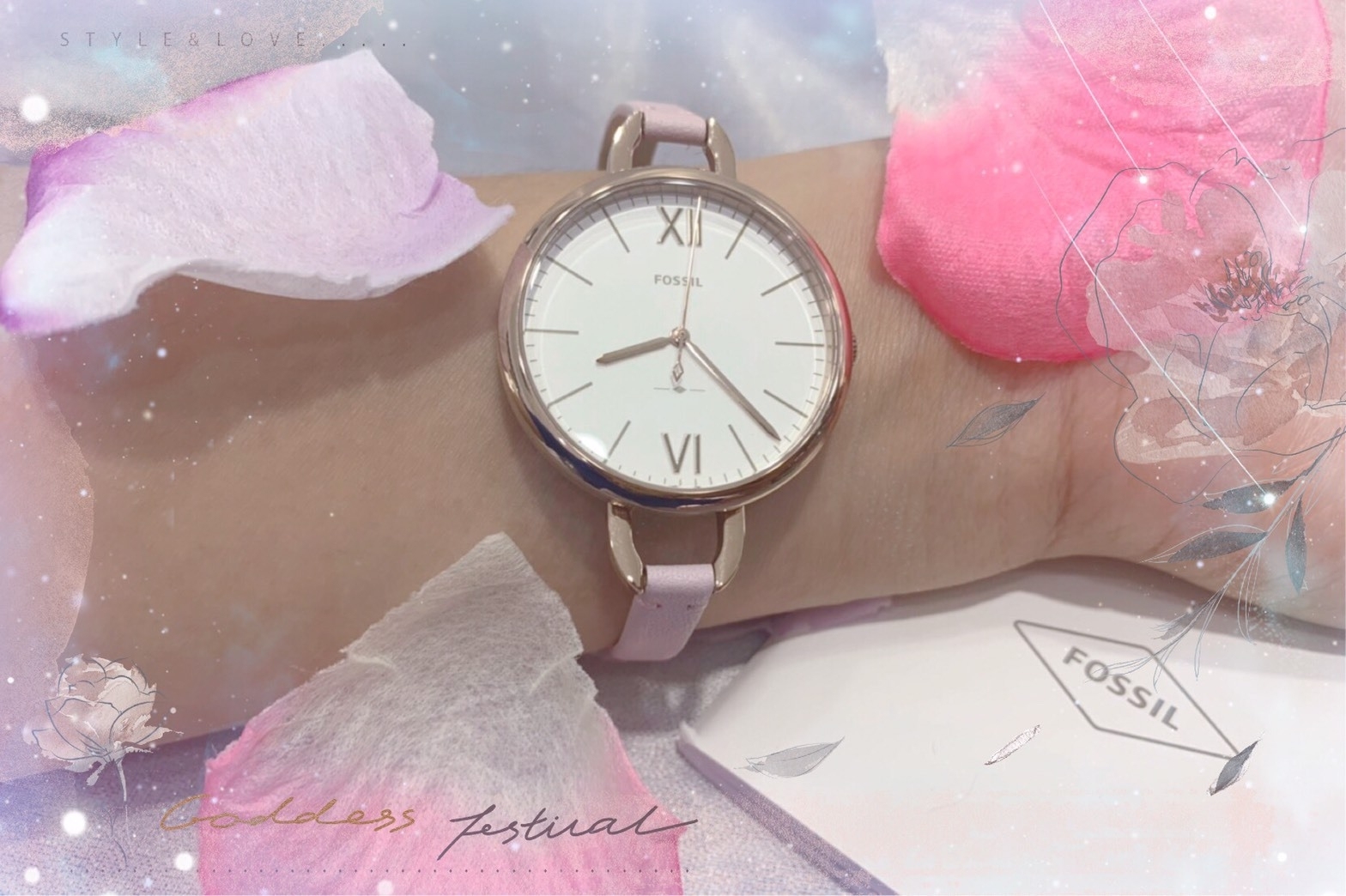 【FOSSIL】羅馬佳人時尚女錶  ES4356 36 mm 現代鐘錶