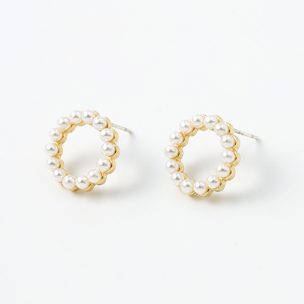 珍珠 耳環 銀針 抗過敏