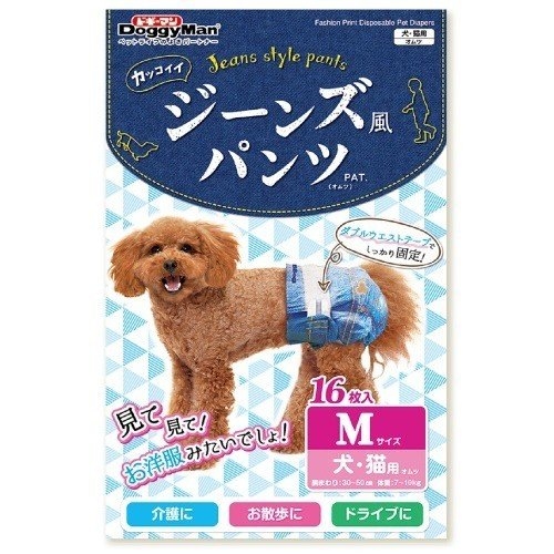 DoggyMan 牛仔褲尿片 (M)