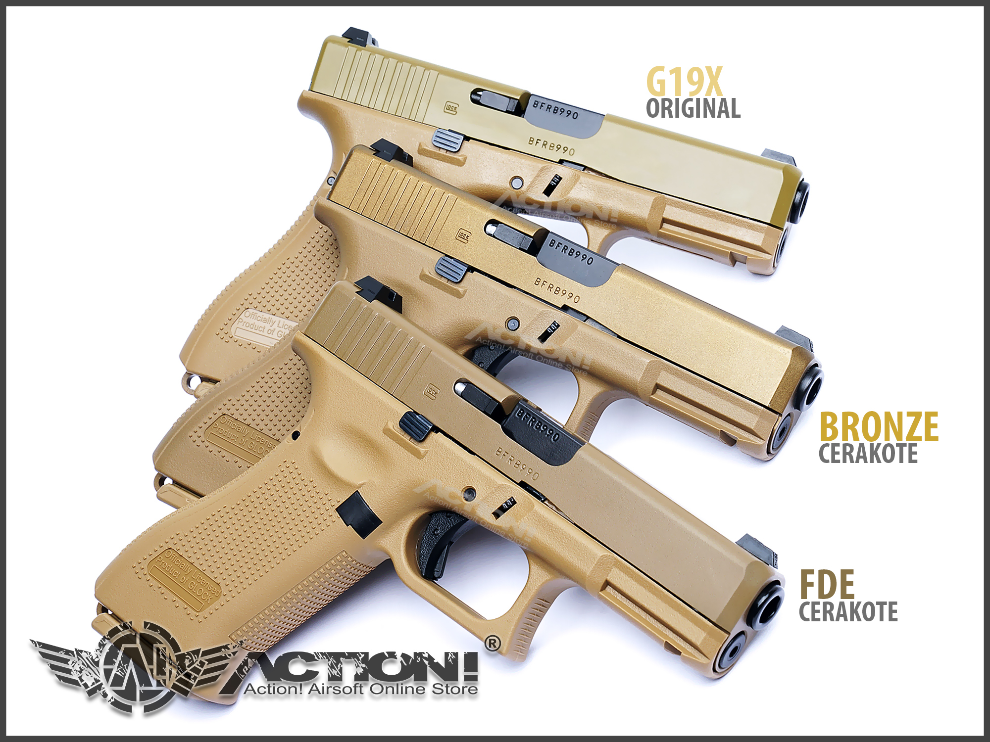 VFC/Umarex - GLOCK 19X /G19X GBB Pistol《ACTION! CUSTOM