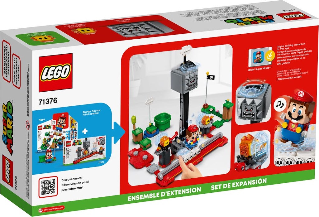 LEGO Super Mario 71376  Thwomp Drop Expansion Set