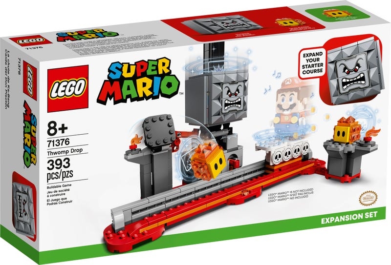 LEGO Super Mario 71376  Thwomp Drop Expansion Set