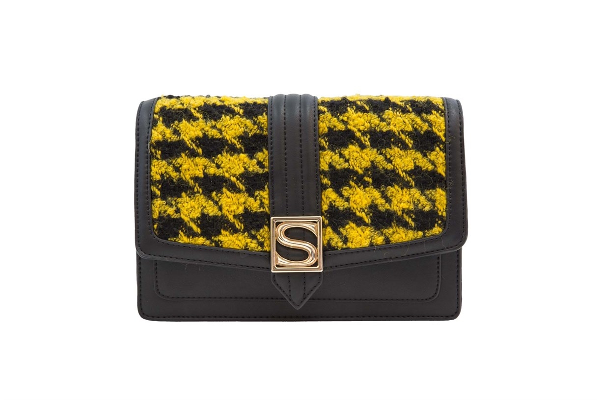 【SILVIAN HEACH】格紋學院風肩背包(大)