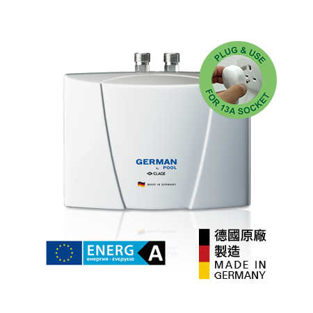 德國寶 German Pool   GPI-M3‧單相即熱式電熱水器‧德國製造‧香港行貨,原廠3年保養‧