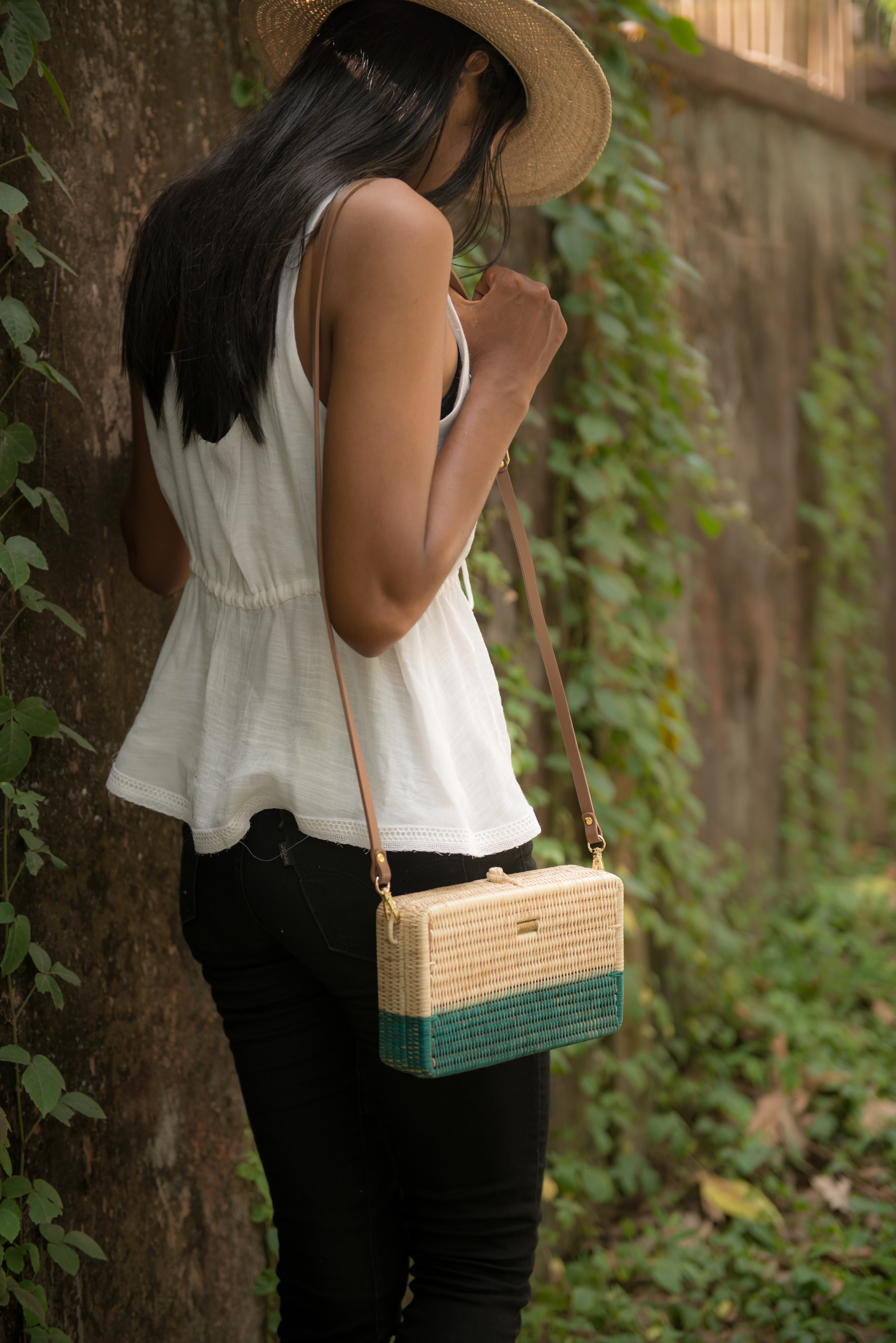 柳藤編織方肩包｜Syuti Ray｜柬埔寨