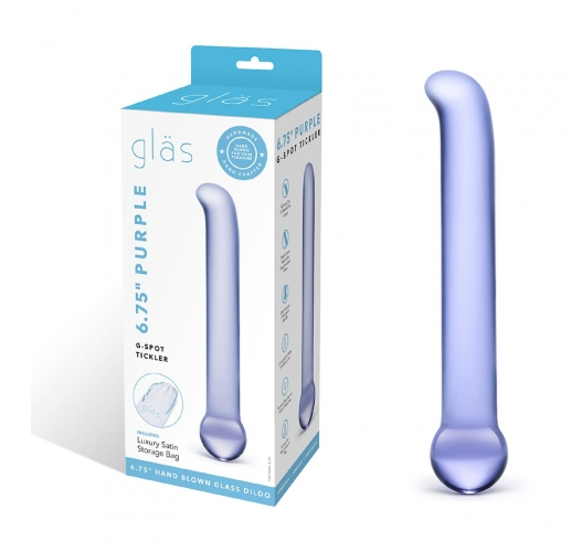 〔美國原裝進口〕Glas 6.75寸 紫色雙頭G點按摩棒 (適合初學者)