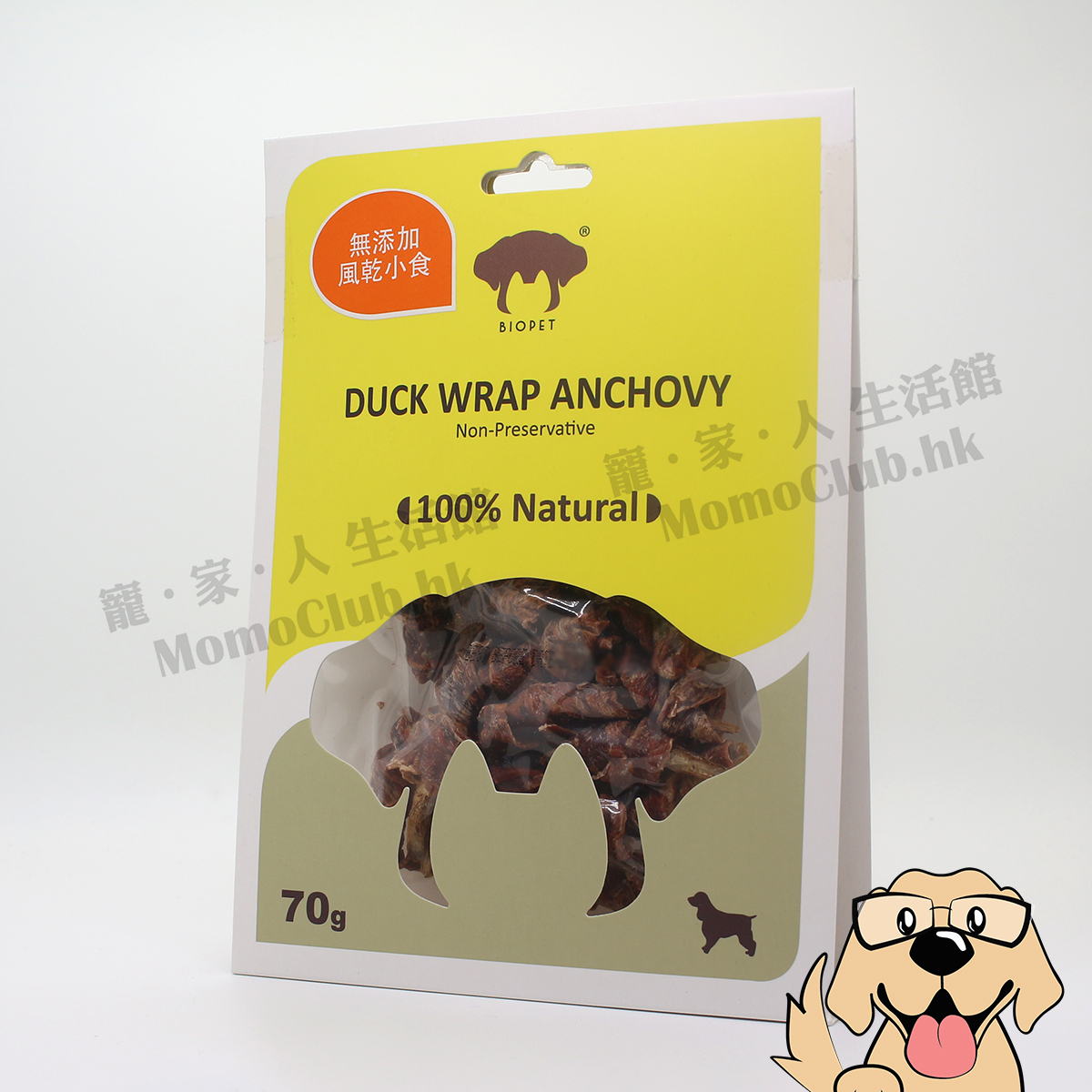 Biopet - Duck Wrap Anchovy 70g