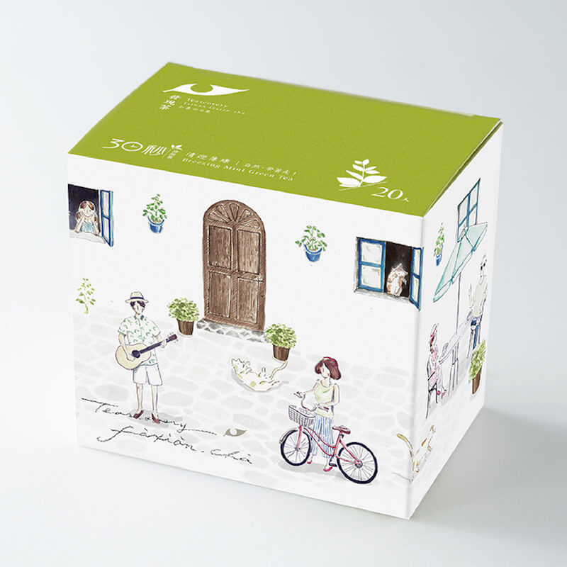 發現茶 - 30秒冷泡  茶清迎薄荷綠(20入/盒)