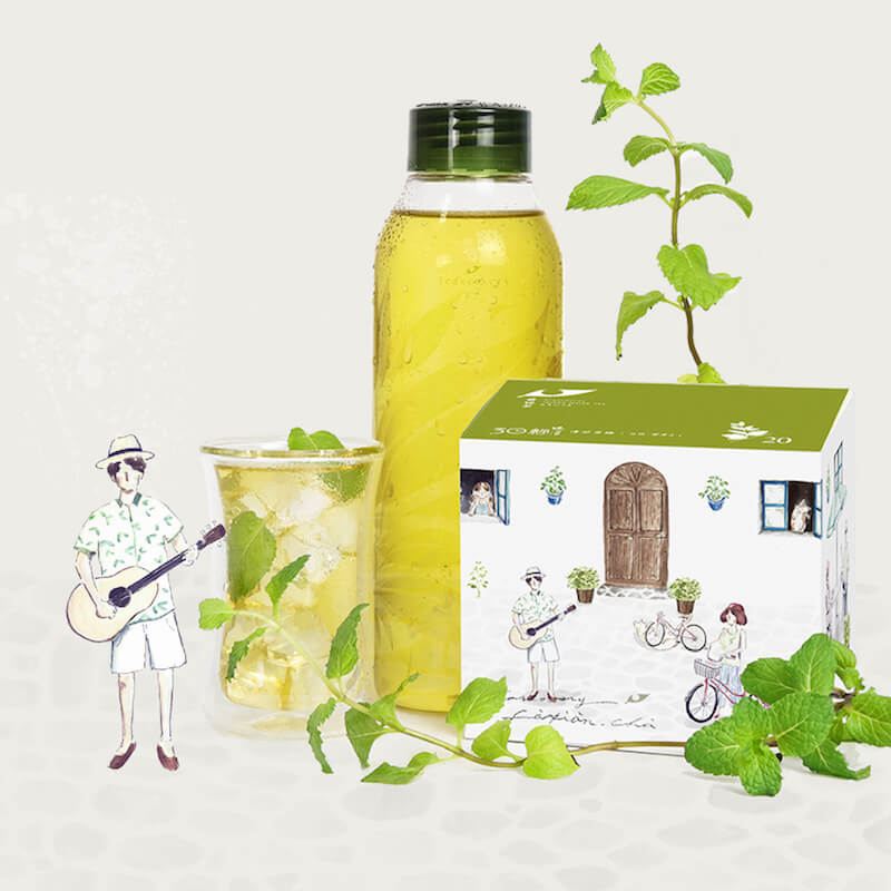發現茶 - 30秒冷泡  茶清迎薄荷綠(20入/盒)