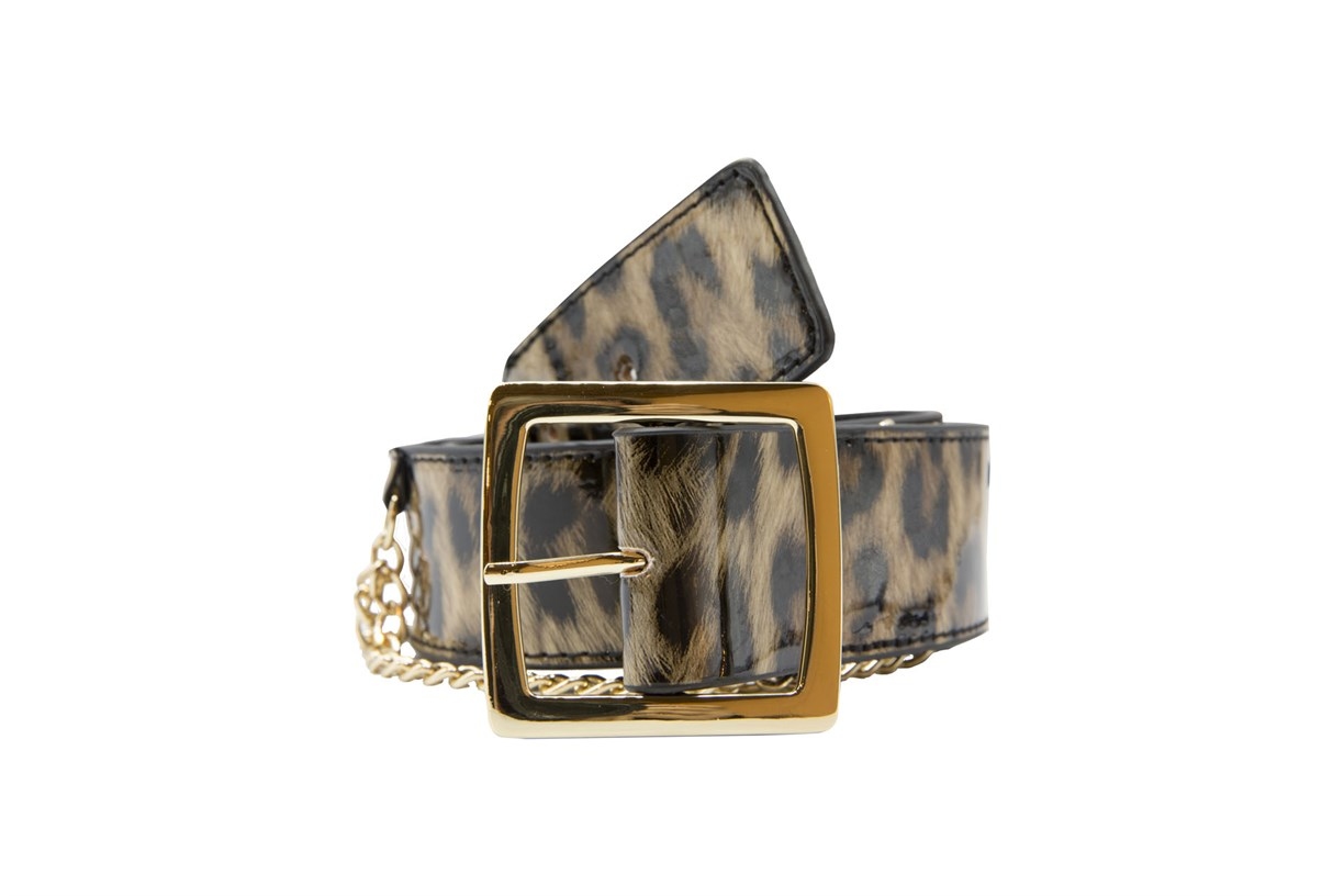 【SILVIAN HEACH】報紋練飾皮帶