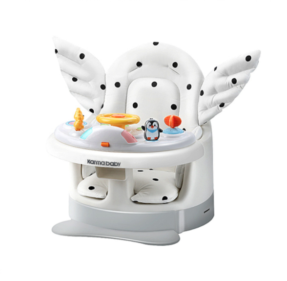 天使造型益智音樂餐椅