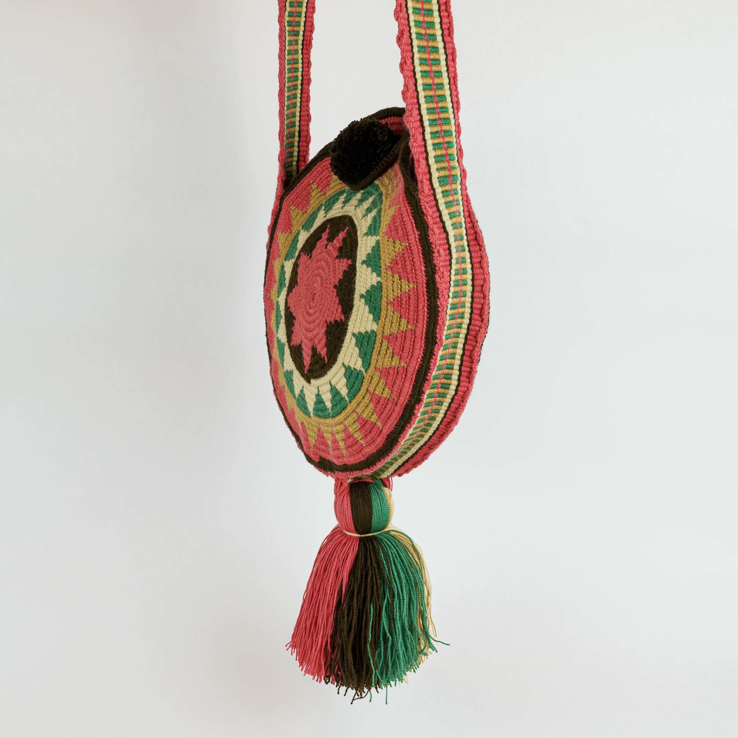 瓦尤編織包｜Lourdes - 圓｜哥倫比亞