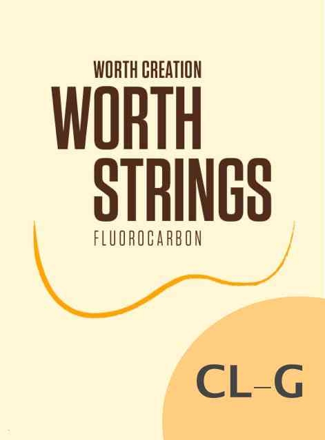 Worth - CL-G（ Low G弦）日本碳纖維弦 長度可換兩次