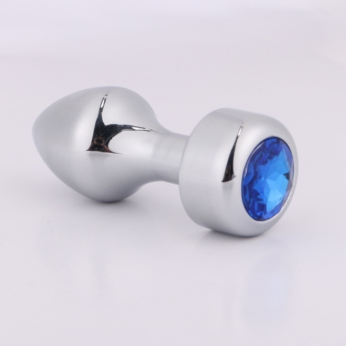 Metal Temptation 108x40mm 金屬後庭塞(藍色)