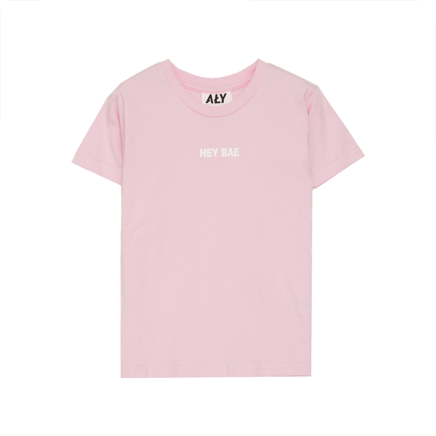 ALY "HEY BAE" 兒童 T-shirt （粉紅色）