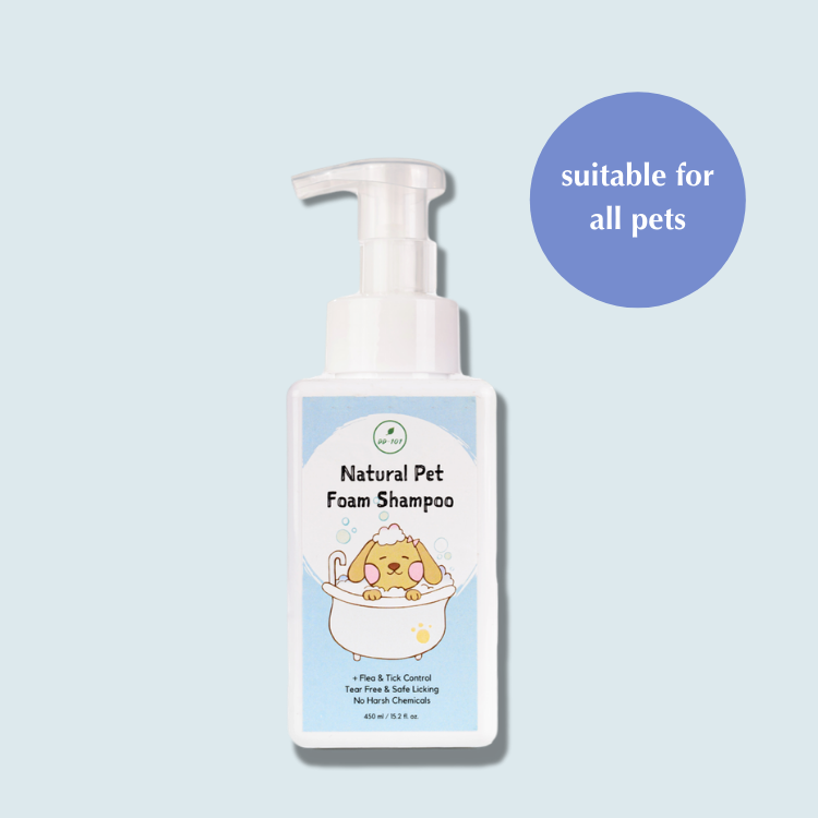 Natural Pet Foam Shampoo