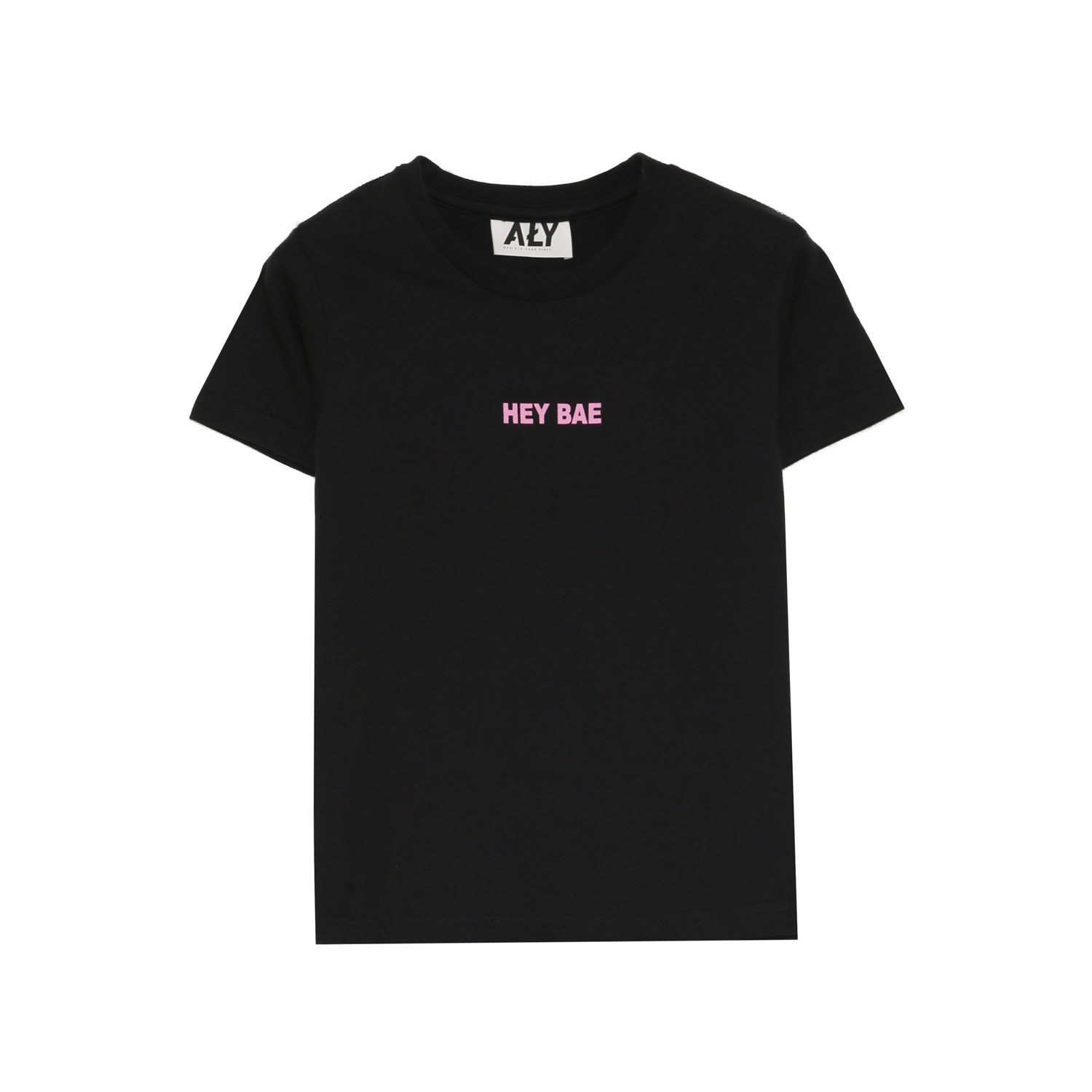 ALY "HEY BAE" 兒童 T-shirt （黑色）