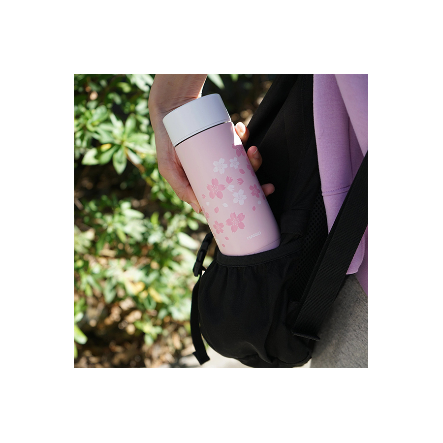 HARIO 史迪克 櫻花粉輕巧隨身瓶