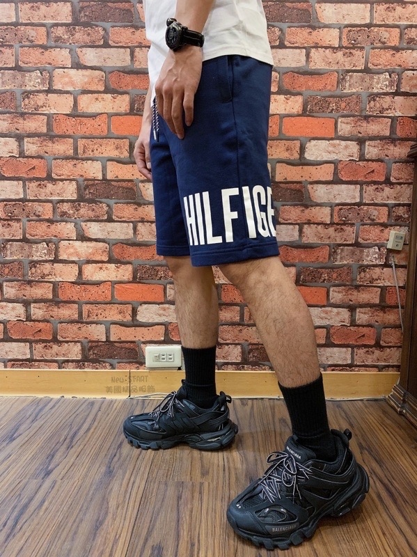 Tommy Hilfiger Denim 側邊字母 棉質短褲