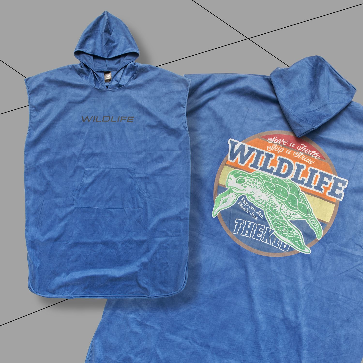 KID ® 拯救海龜浴巾衣