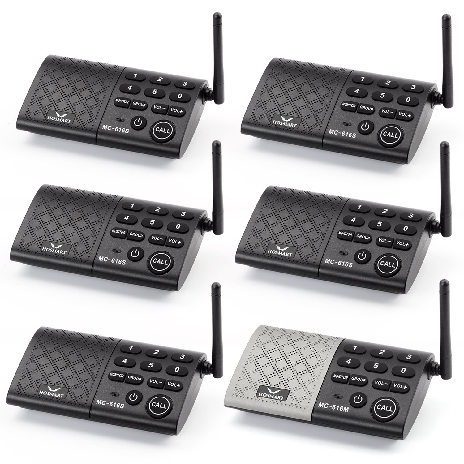 Hosmart portable Wireless Intercom System Real-time Two ...