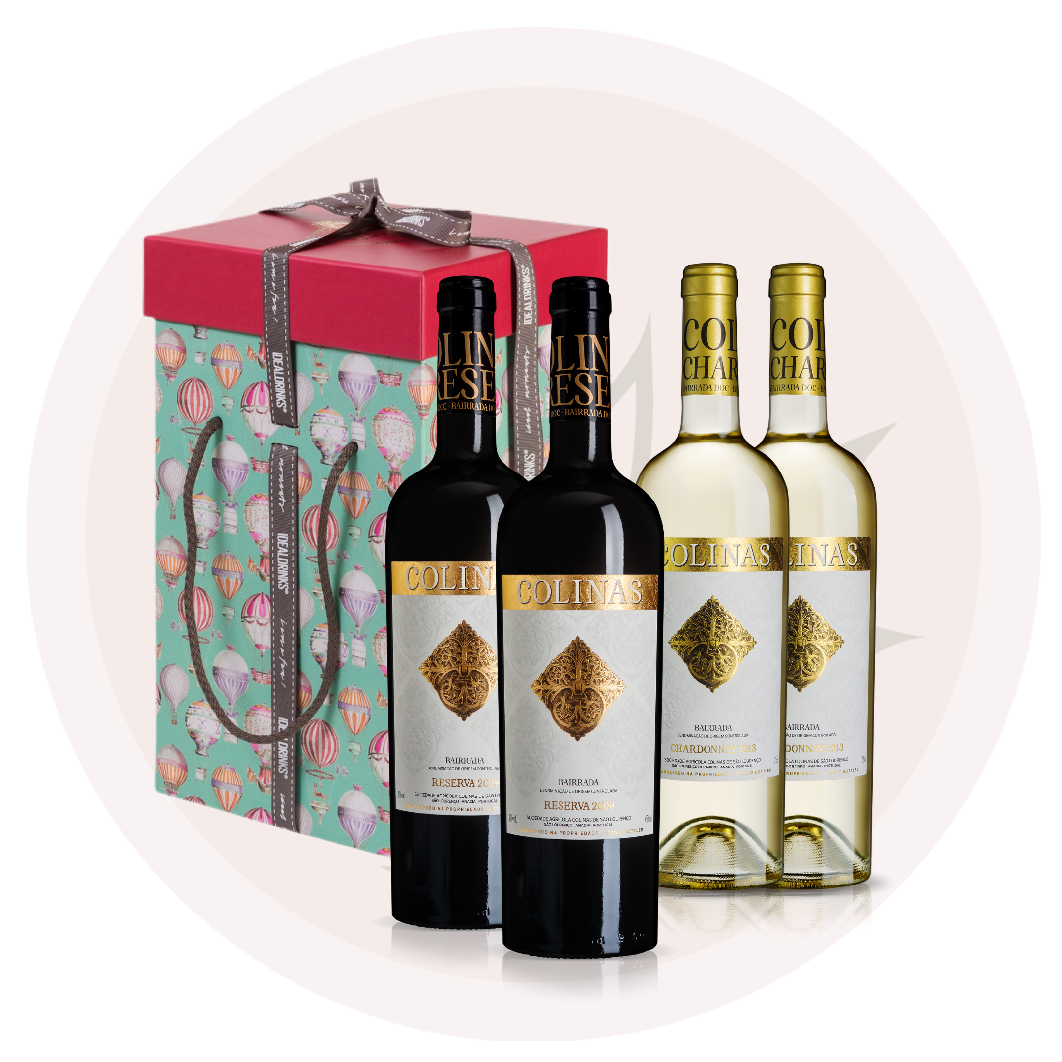 IDEALDRINKS 紅白酒禮盒裝 （連禮盒）