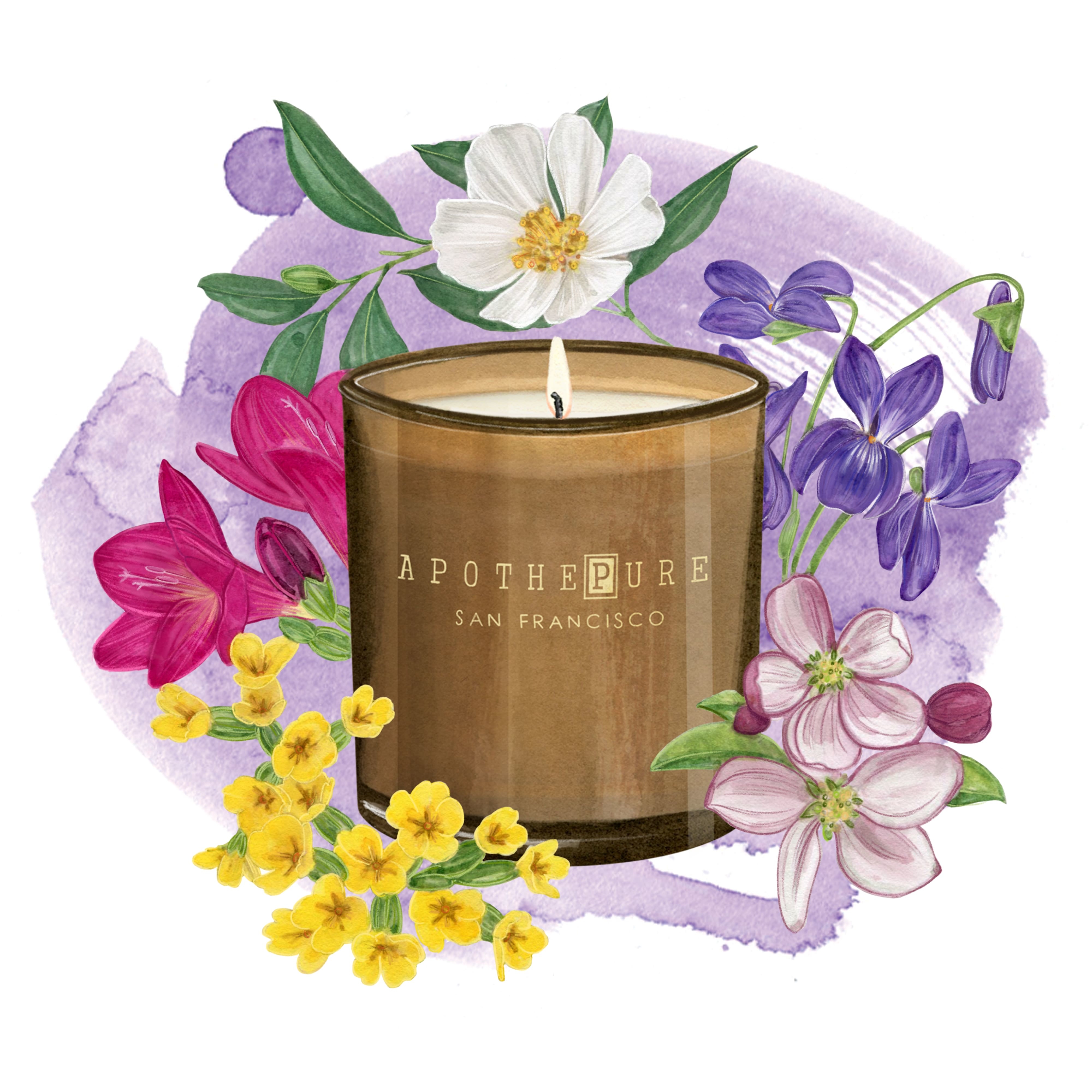 花香調 香氛蠟燭