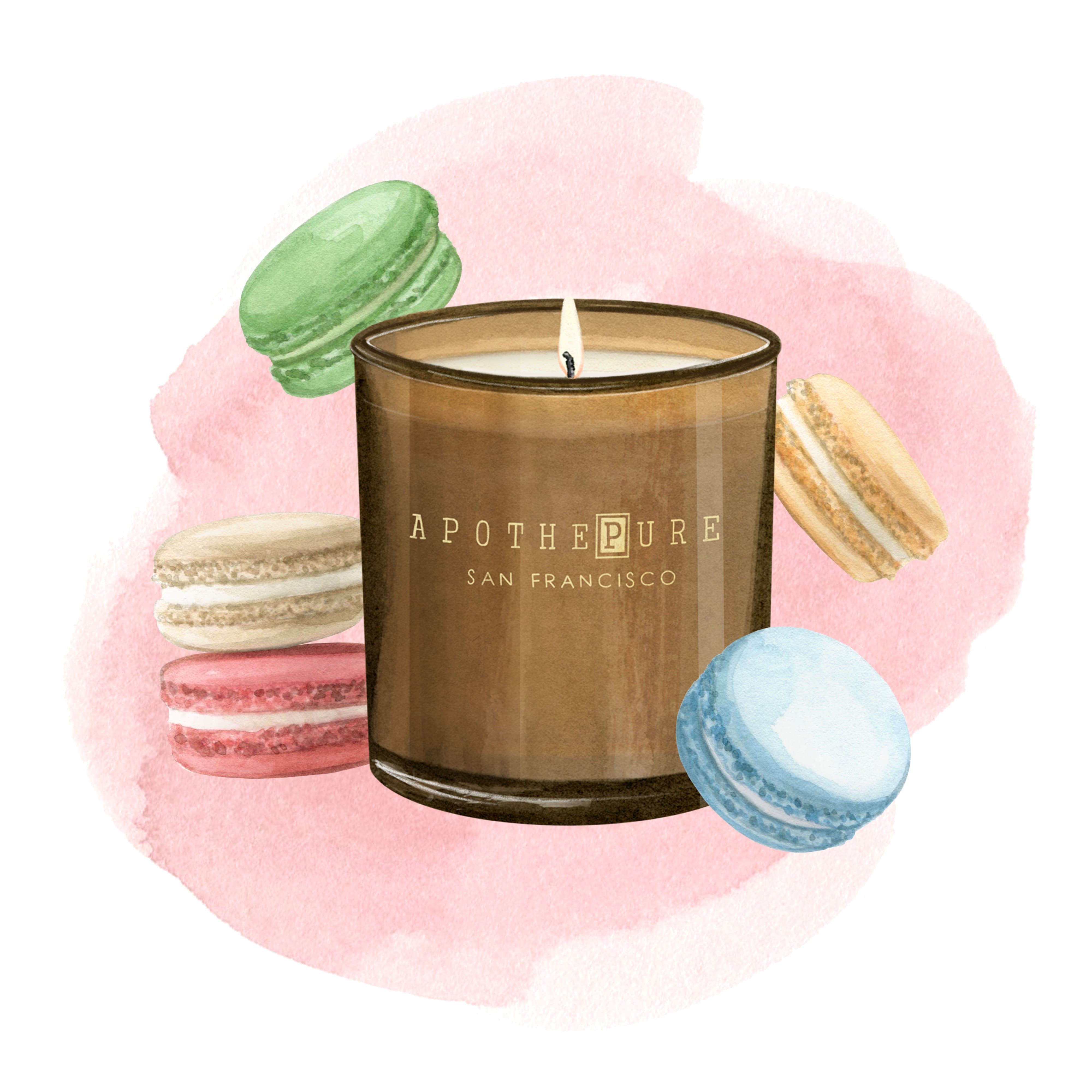 甜點香調 香氛蠟燭