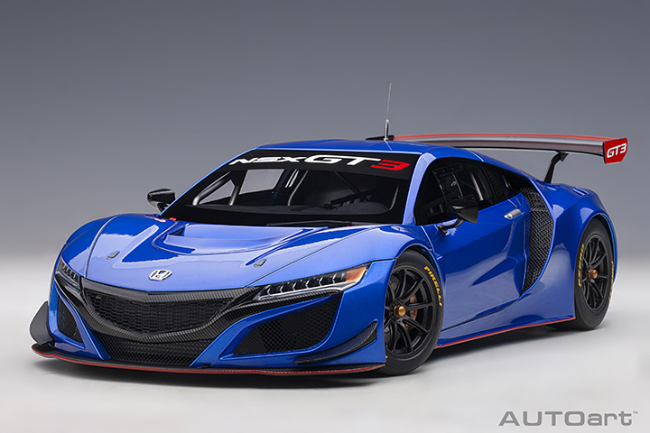 1/18 AUTOART HONDA NSX GT3 2018 (HYPER BLUE) (81896)