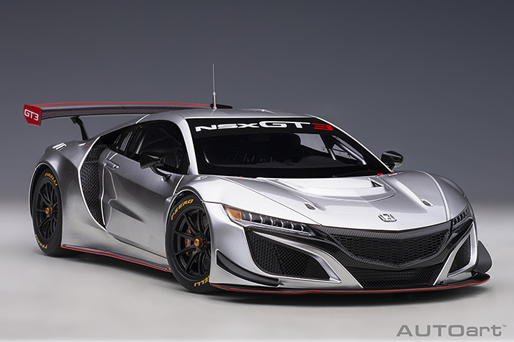 1/18 AUTOART 81897 HONDA NSX GT3 2018 (HYPER SILVER) (81897)