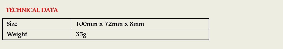 FVR10 Plastic Scraper Technical Data