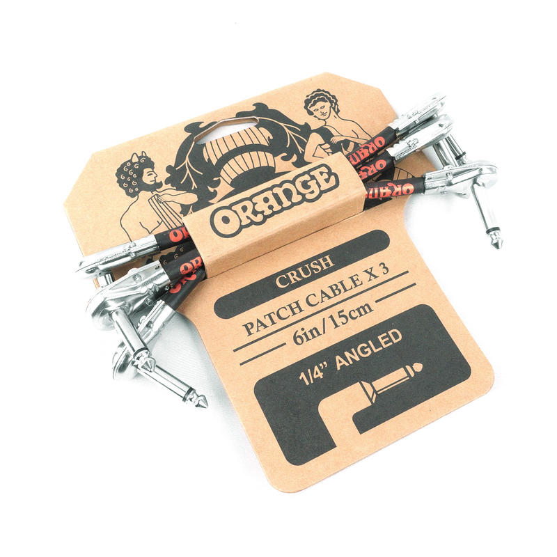 Orange CRUSH 6in CA038 短導 導線 效果器線【三入一組】