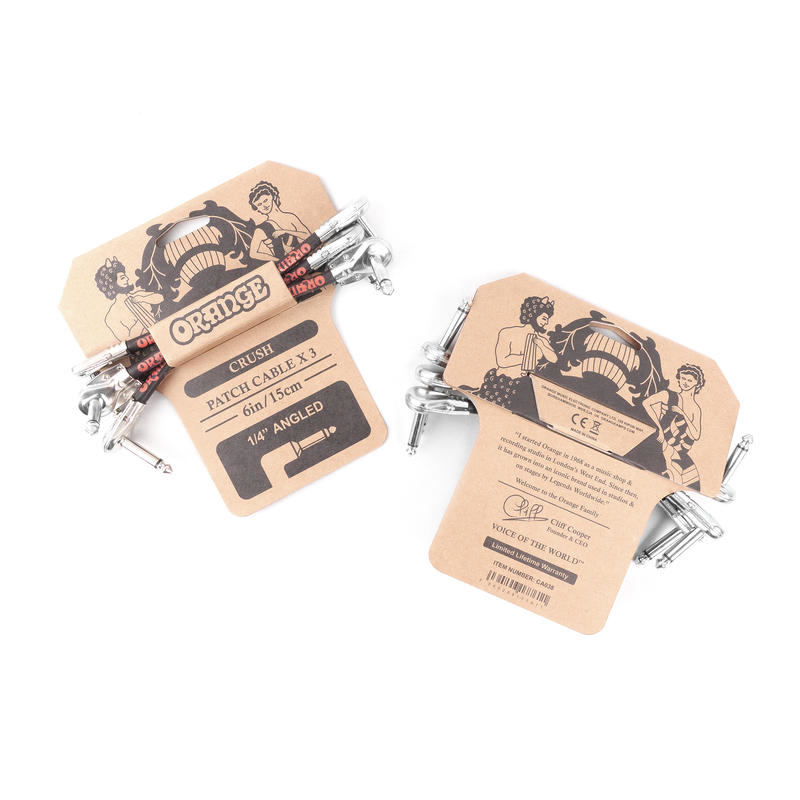 Orange Orange CRUSH 6in CA038 短導 導線 效果器線【三入一組】 第 3 張圖片｜三峽效果器