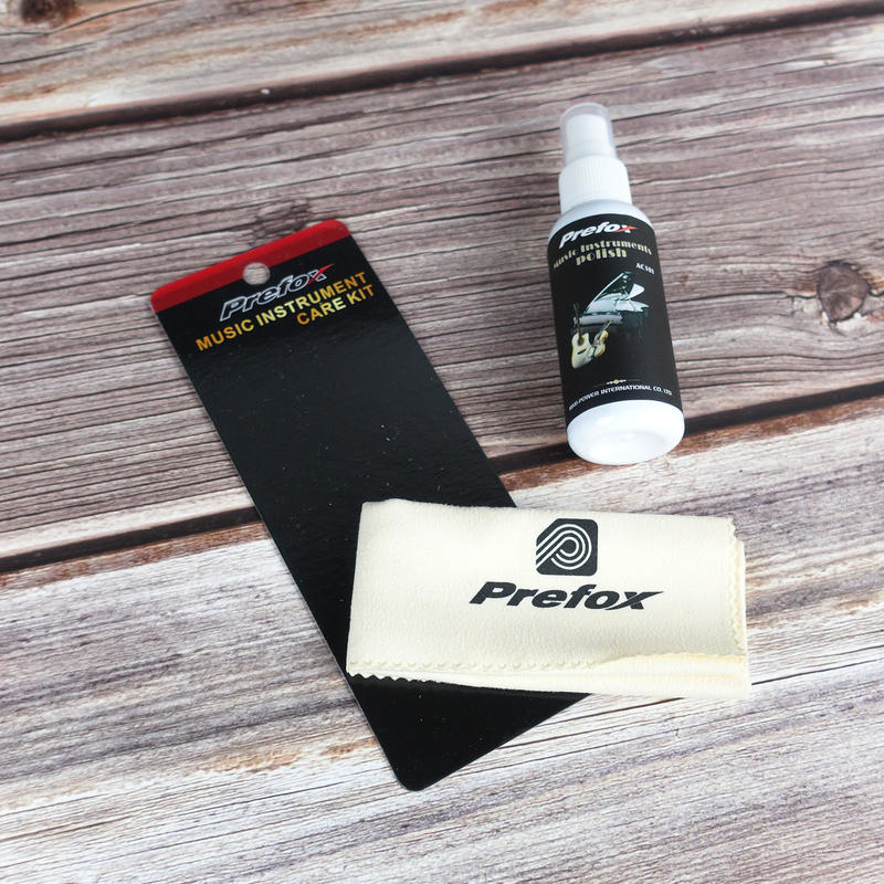 Prefox AK011 吉他保養組（面板臘＋擦琴布）