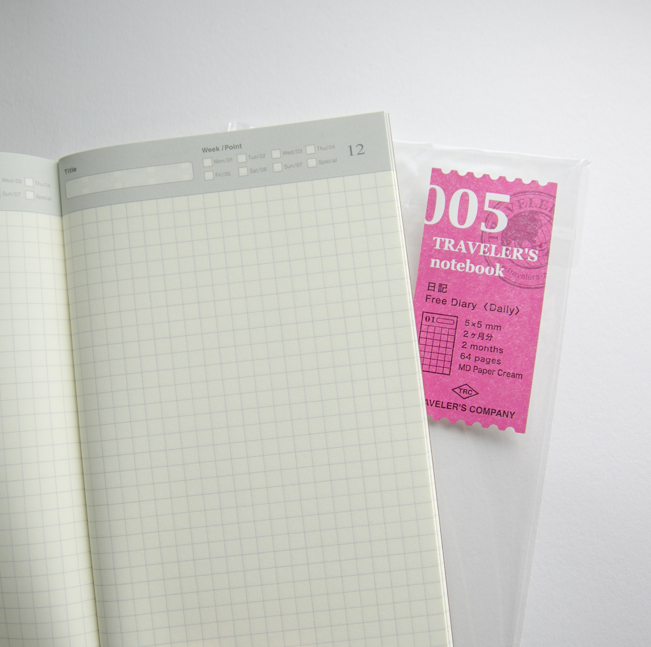 〔標準〕 005日記 筆記本｜日本 Traveler’s Notebook
