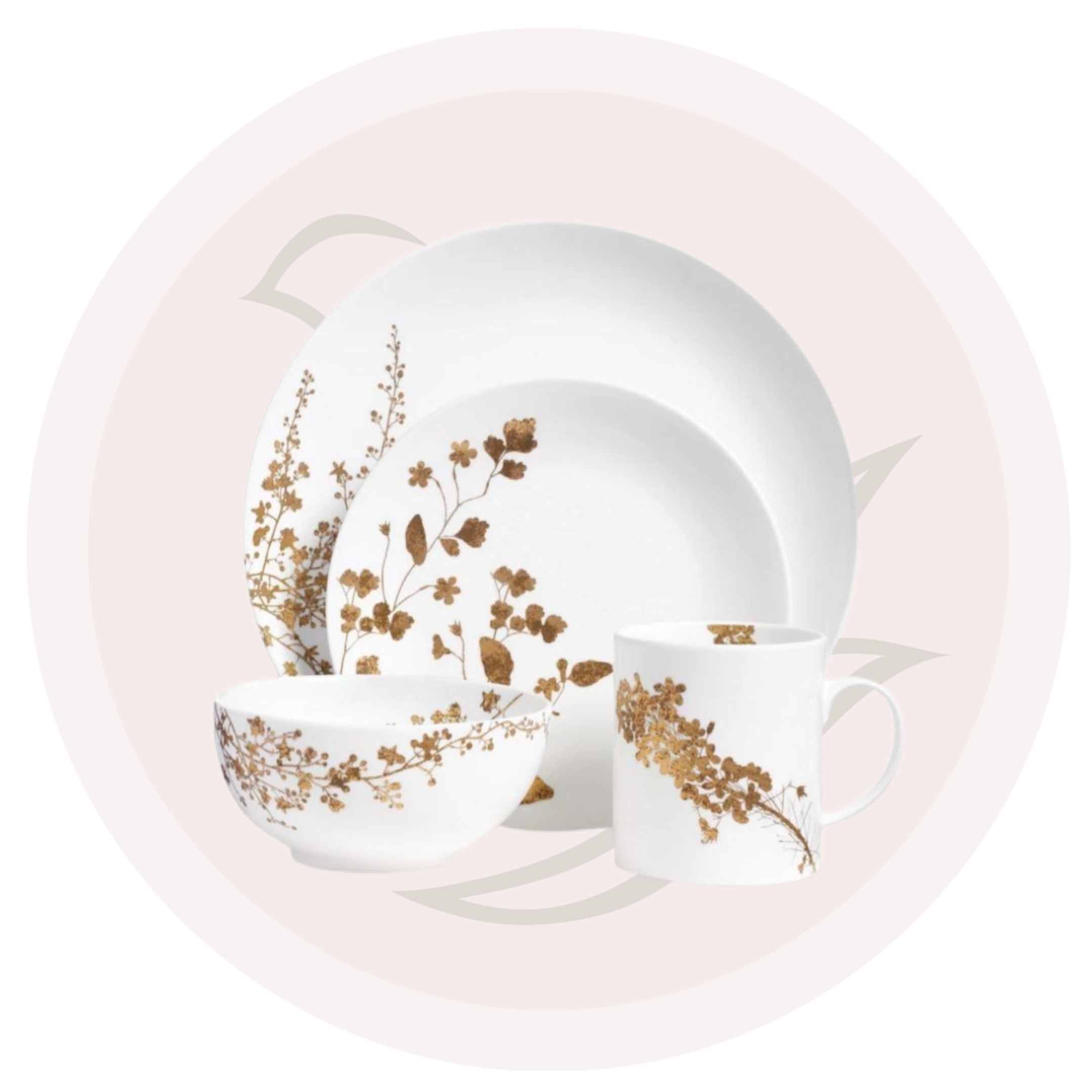 WEDGWOOD Vera Wang Jardin 四件組 (四套裝）