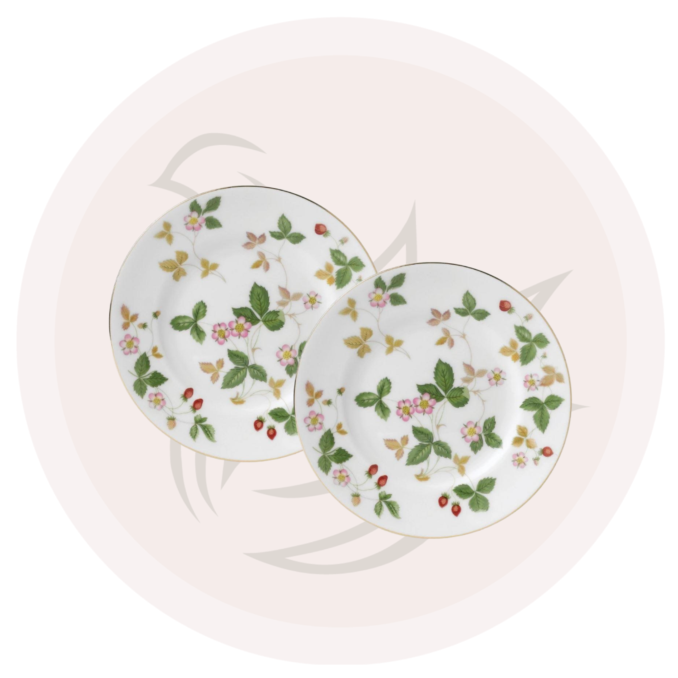 WEDGWOOD 野草莓碟 15cm 兩件禮物套裝