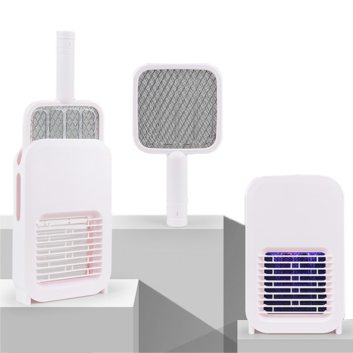 落地 / 手持兩用 三層網面 防觸電蚊拍燈 USB充電 生活小物 電蚊拍