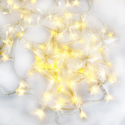 【ins網美燈串】垂吊式星星造型LED燈串組(3米) USB/電池兩用