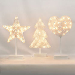 創意擺飾浪漫造型 LED裝飾燈/氣氛燈 (電池式) 小夜燈 聖誕樹燈 星星 聖誕節禮物 愛心 情人節禮物