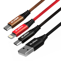 150公分 充電線 傳輸線 USB 轉 Apple/Micro/Type-C USB 鋁合金接頭 布藝編織快充傳輸線