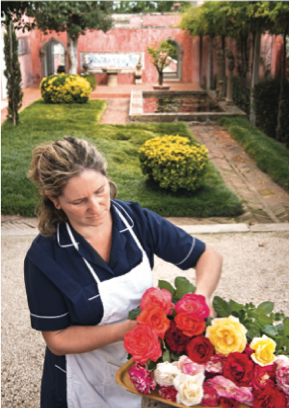Italian-style gardens,