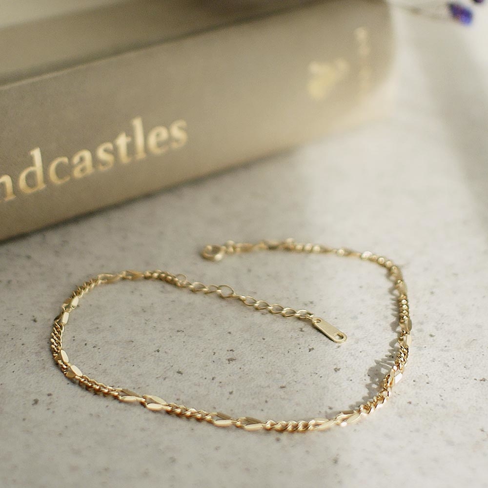 海島度假純銀腳鍊/SA814