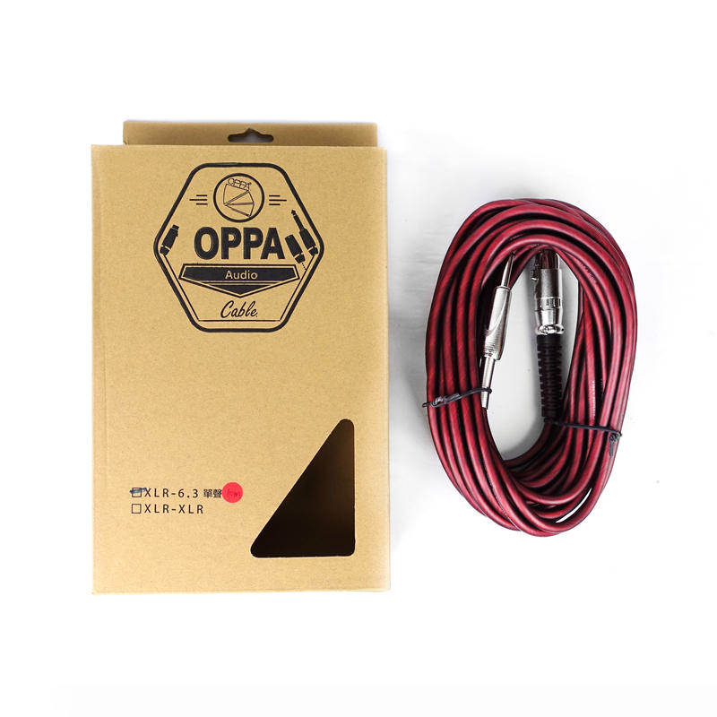 OPPA XLR-6.3 單聲道 麥克風導線 10M MCABLE