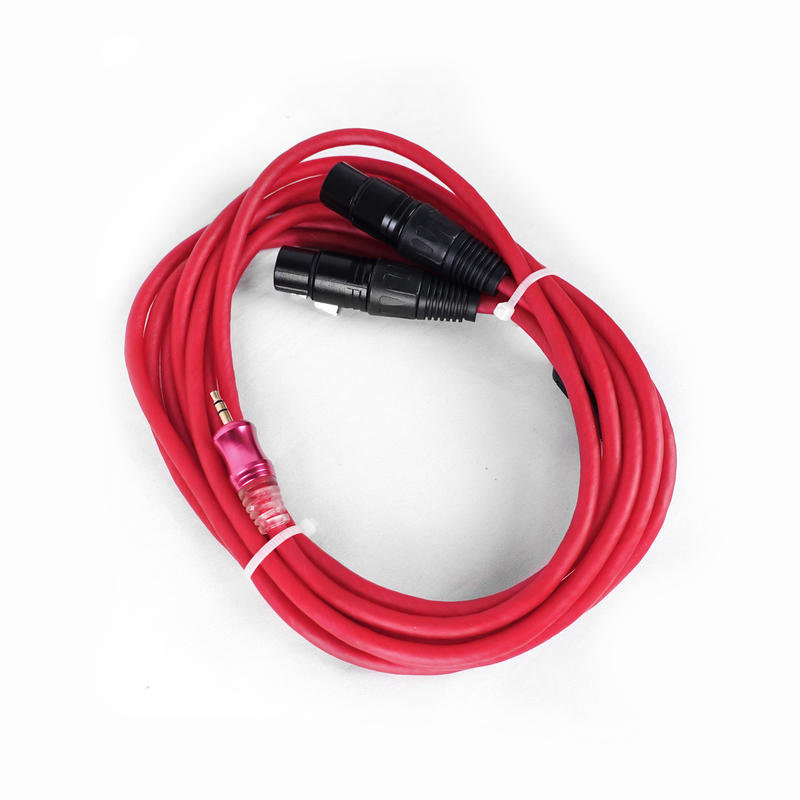 OPPA 3.5mm (立體聲) 轉接 XLR雙母頭 轉接線 3M