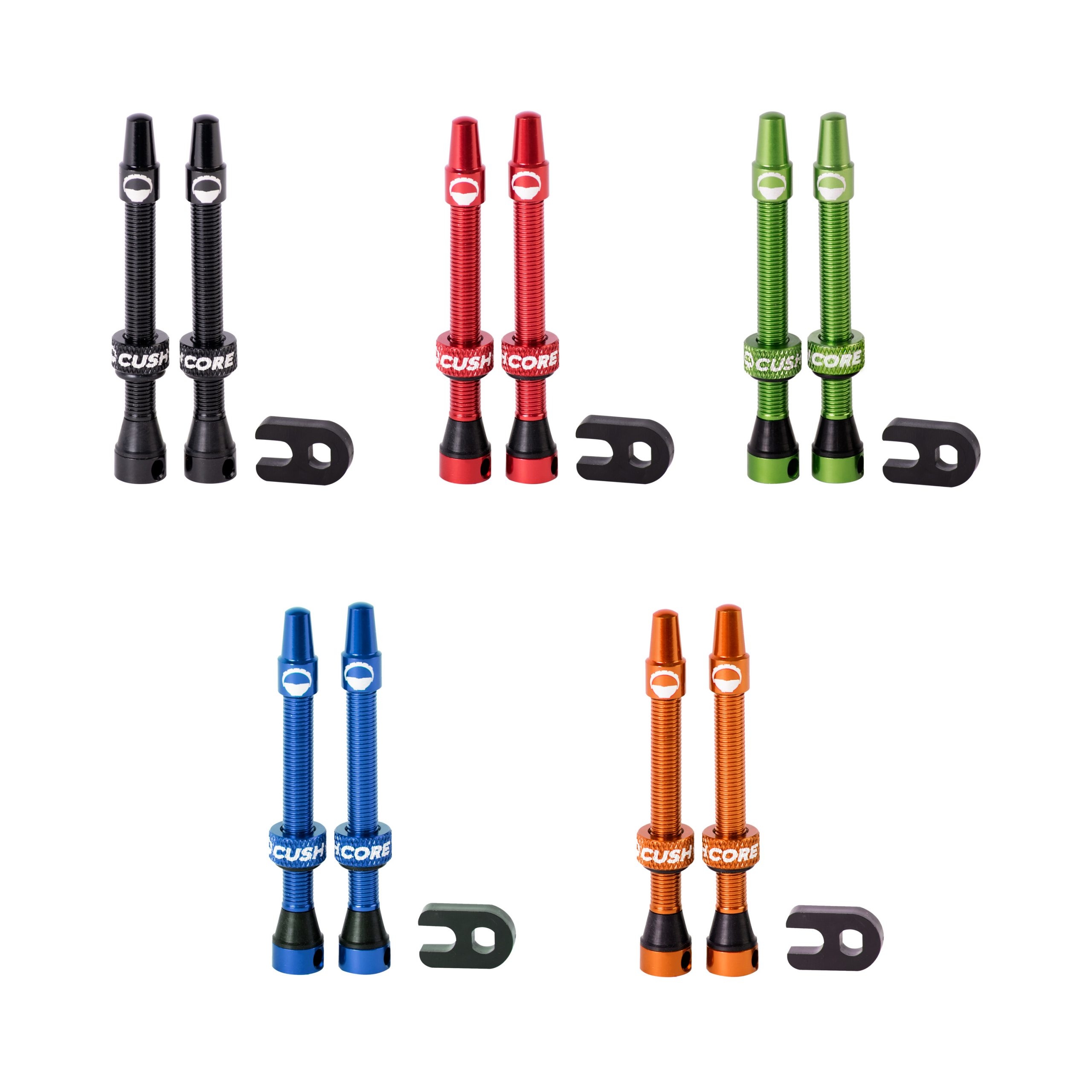 CushCore Tubeless Presta Valve Set